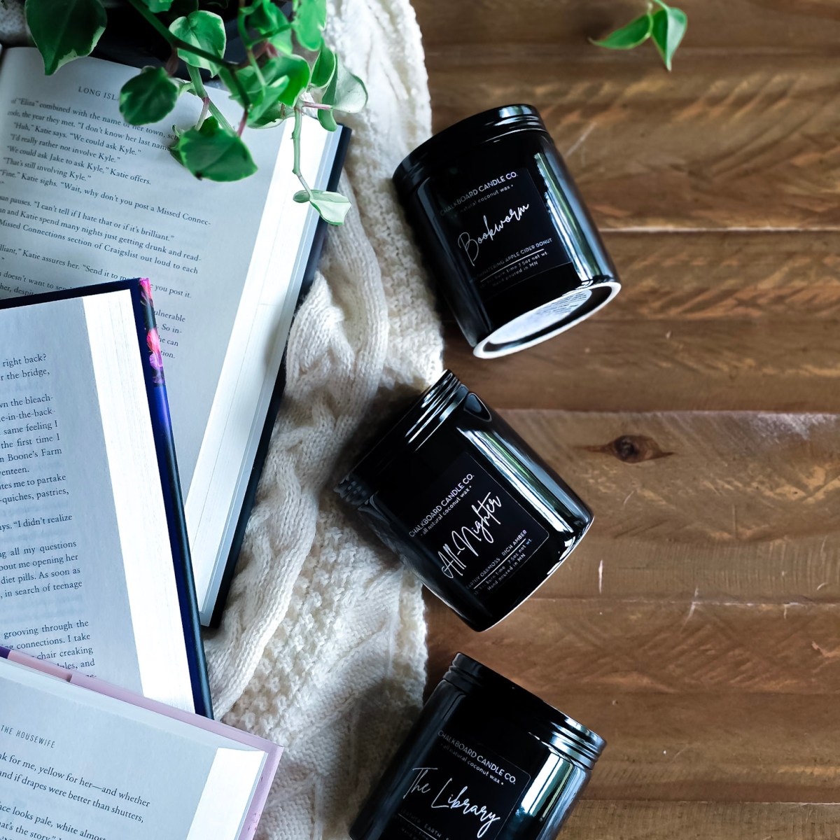 Bookish Candles, Bookish Moments — Chalkboard Candle&nbsp;Co