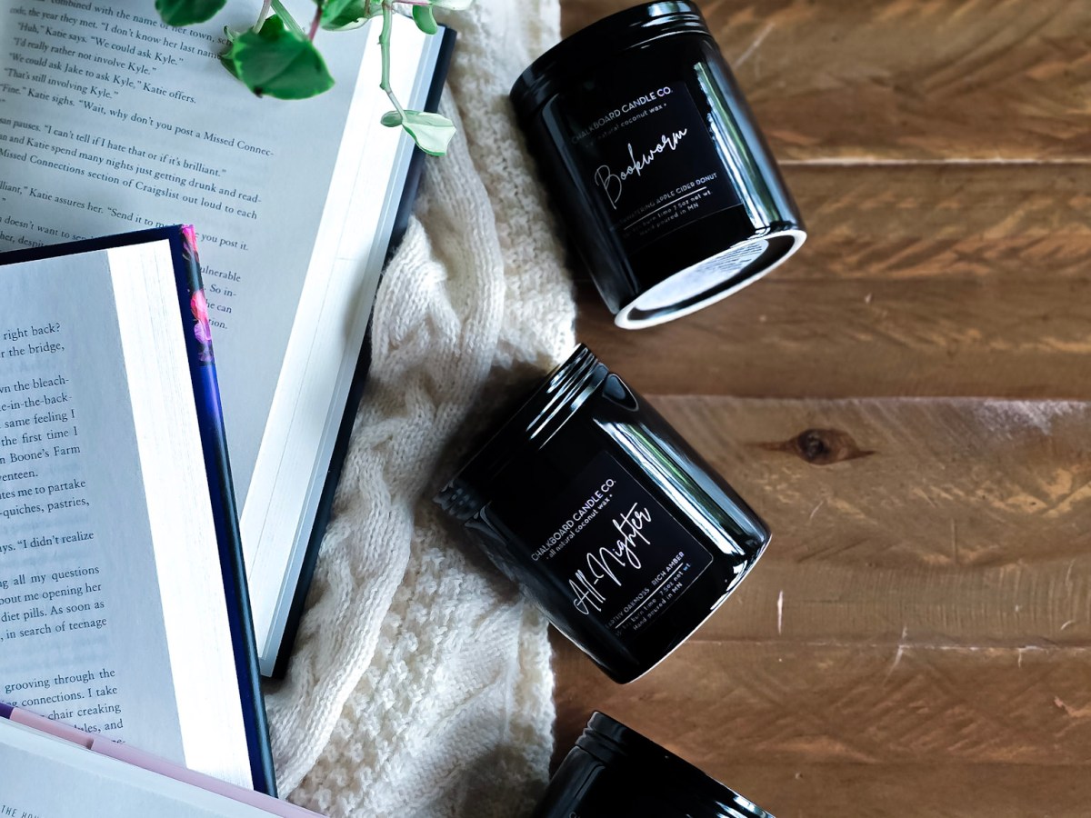 Bookish Candles, Bookish Moments — Chalkboard Candle&nbsp;Co