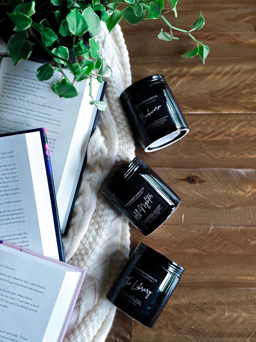 Bookish Candles, Bookish Moments — Chalkboard Candle&nbsp;Co